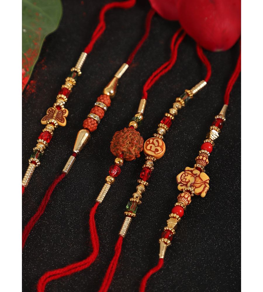 YouBella Rakhi Combo for Brother (Multi-Colour) (YBRK_68)